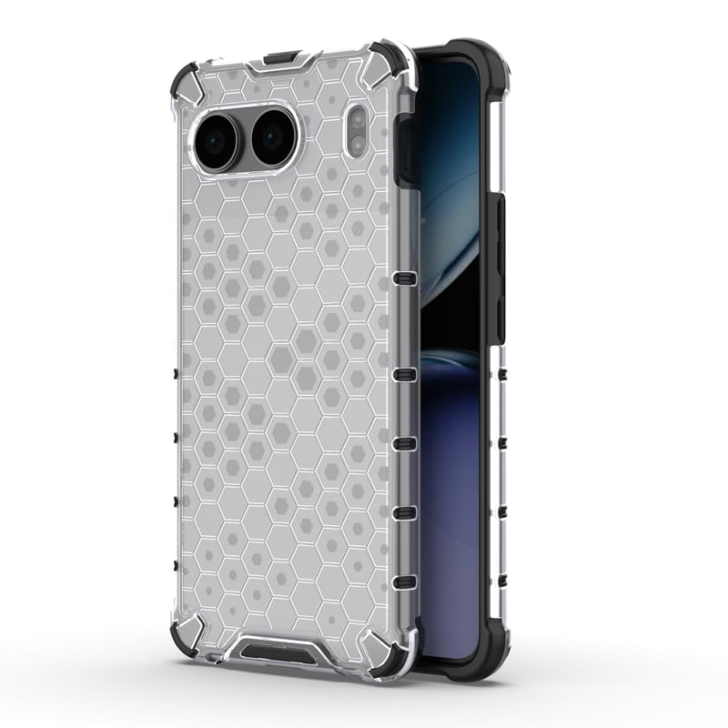 Image of Plastic Bumper Back Case Cover for OnePlus Nord 4 5G (Transparent)
