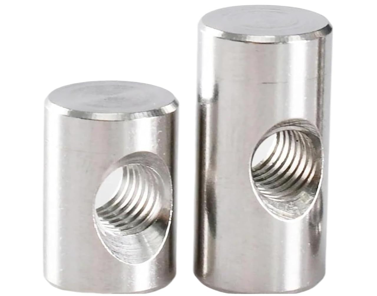 Barrel Bolts,Barrel Bolt Barrel Bolts, M4 M5 M6 Stainless Steel Cylindrical Pin Dowel Wood Furniture Embedded Locking Long Nut(M5x20 (5Pcs))(M5x20 (5Pcs))