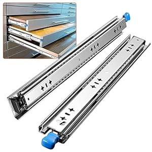 Getlitool GETHG863 Schwerlast Schubladenschienen 2 Stück