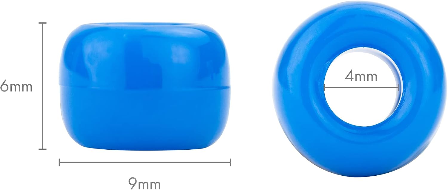 Hygloss Products Bucket O'Beads Class Economy 1000 neon barrel pony, 6x9 mm, 1,000 Pcs, Multi