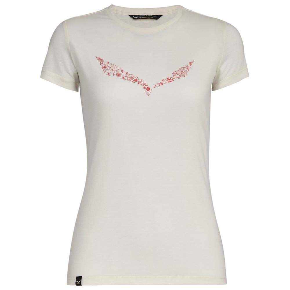 Salewa T-Shirt Solid Bianco Donna EUR 46