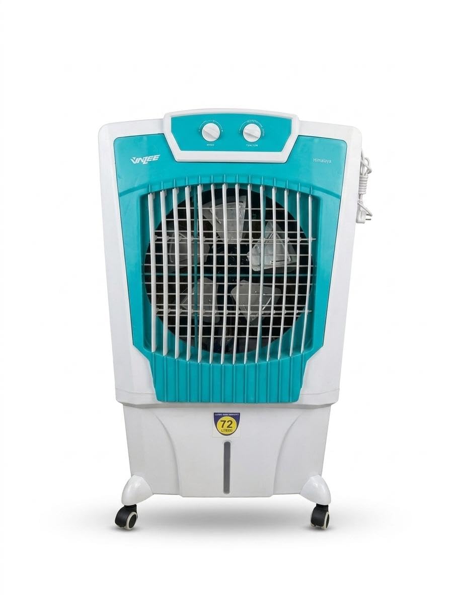 VAZEE Himalaya Desert Air Cooler, 72 Litre Large Tank, High Performance Aluminium Fan, 3 Speed Control, Auto Swing, Ice Chamber.-image-36