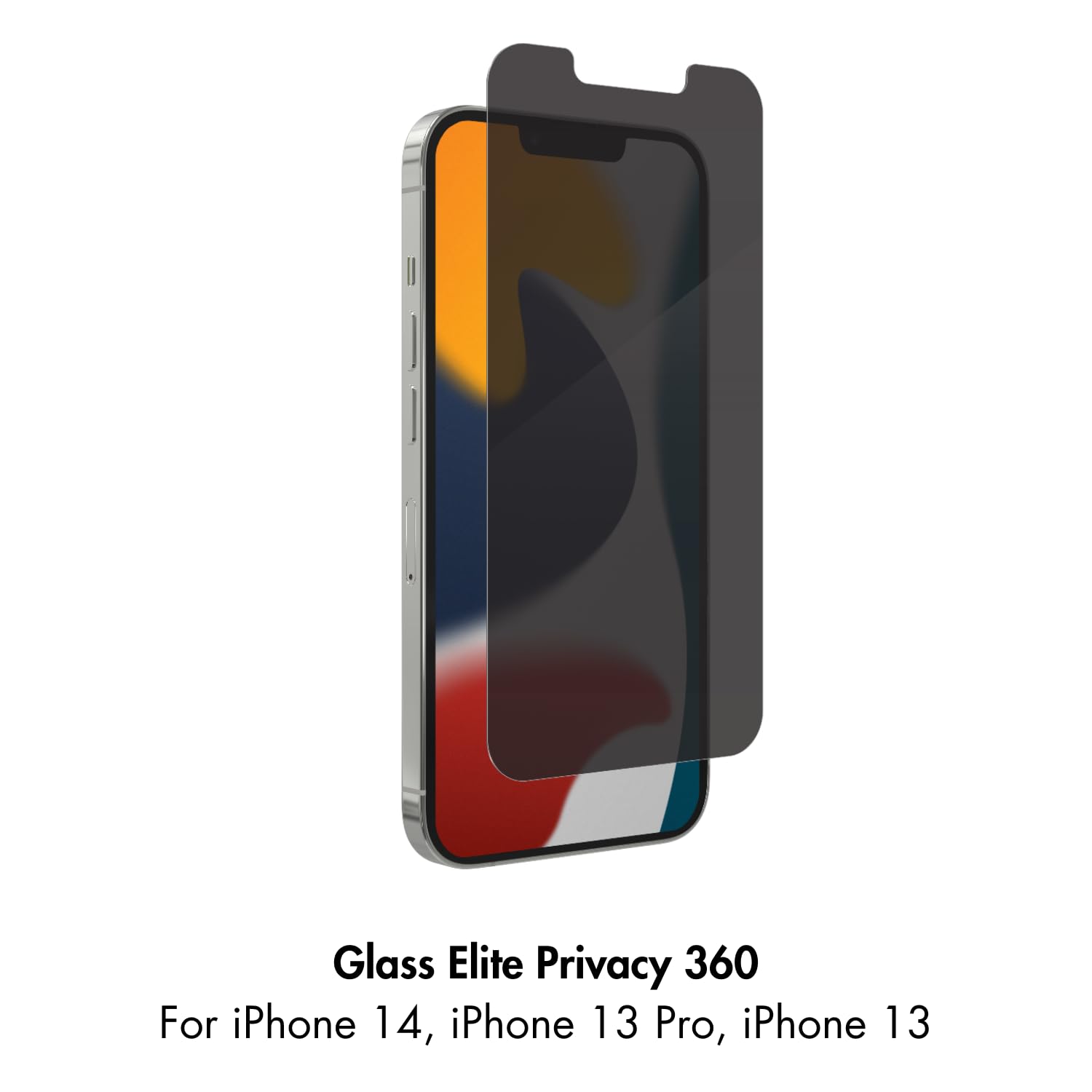 Protection D'écran Verre Trempé ZAGG InvisibleShield Glass Elite Avec Filtre Confidentialité Pour IPhone 13/14