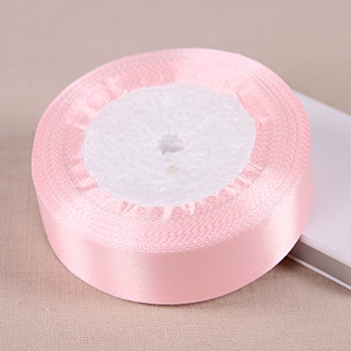 Generic 1' ' Silk Атласной Лентой 2. 5 см 25 Ярдов 22 М Свадьба Украшения Подарочная упаковка Рождество Новый Год Декор 43