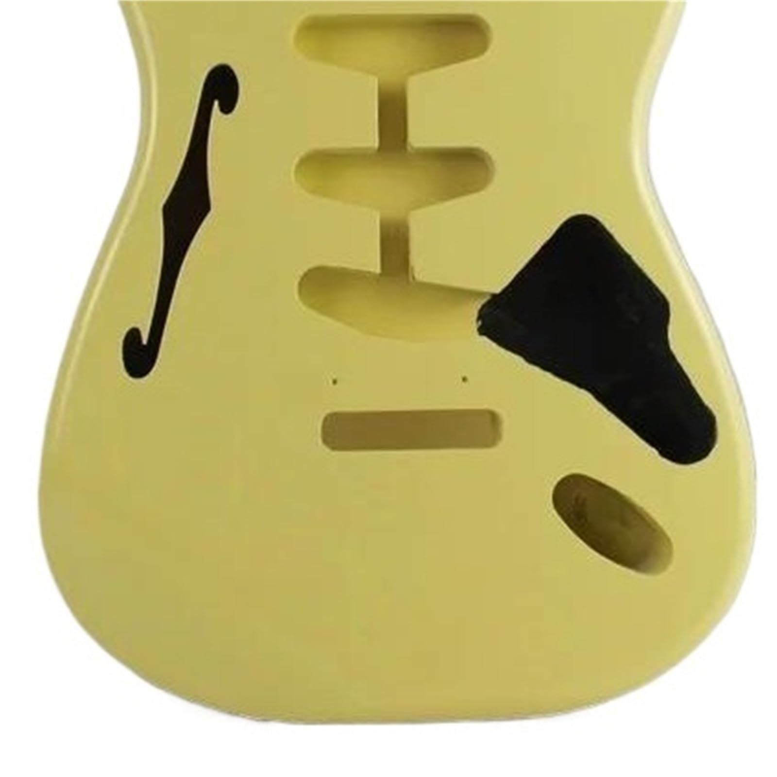 Corpo Della Chitarra Corpo Per Chitarra Elettrica In Ontano Con Foro A F Semi Cavo ST