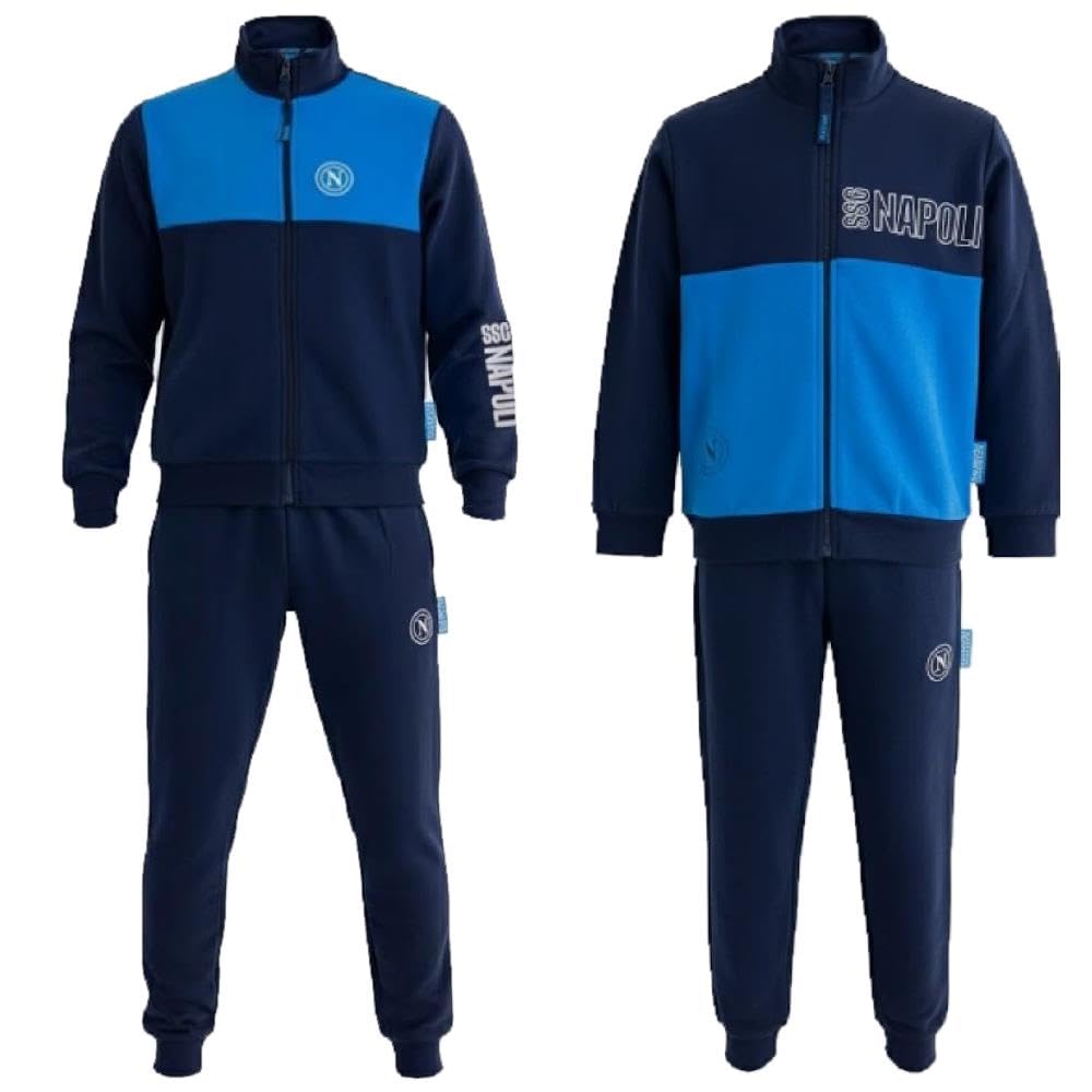 Generico Tuta Napoli Tute Ragazzo Homewear Ufficiale Caldo Cotone Pigiami Personalizzati Con Nome PS 46665