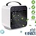 Produktbild COMY Mobile Klimageräte, Mini Persönliche Klimaanlage, 3 in 1 USB Luftkühler Luftbefeuchtung Ventilator Nachtlicht, 3 Leistungsstufen, Ideal für Arbeitsplatz und Daheim