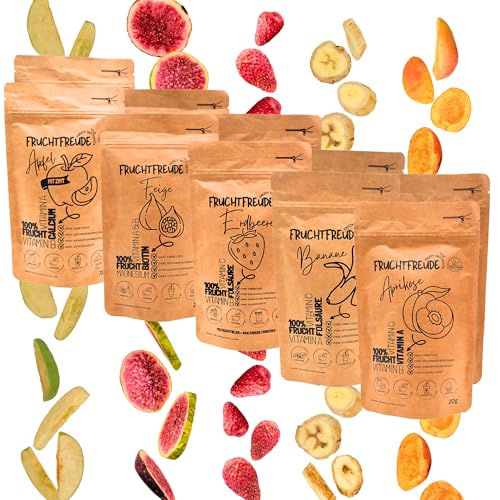 190g Fruchtfreude® Probierpaket – Gefriergetrocknete Früchte Mix (5...