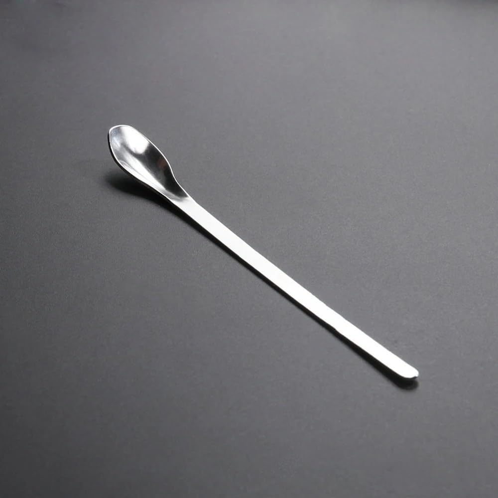 10 Stück Wiegelöffel aus Edelstahl for Laborzwecke – ein-/doppelköpfig, 16/18/20/22/25/30 cm(Single-head 16cm)