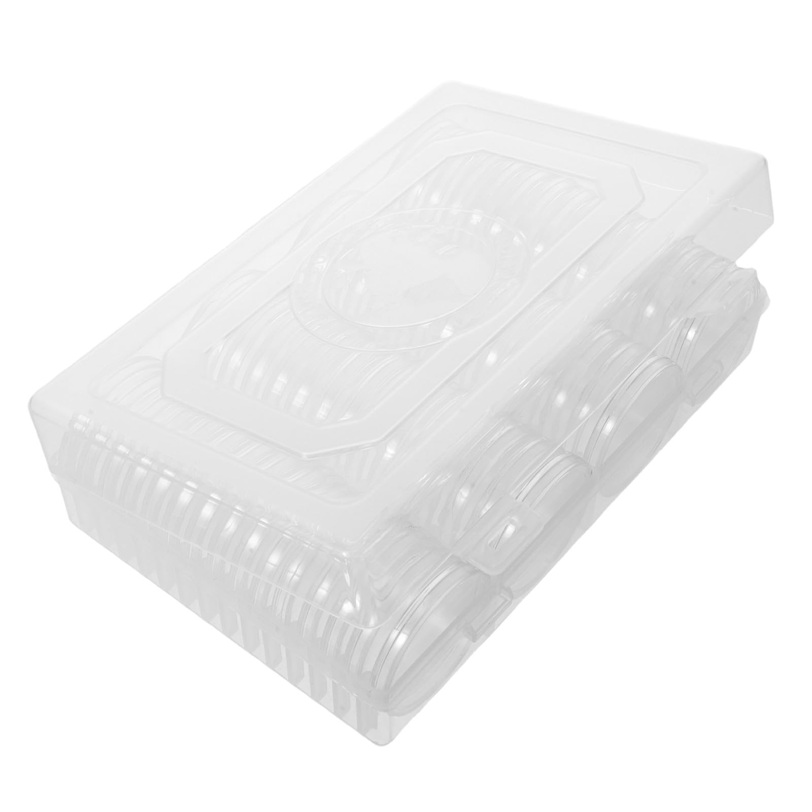 Caja para monedas de 41mm que evita manchas y humedad en medallas de colección