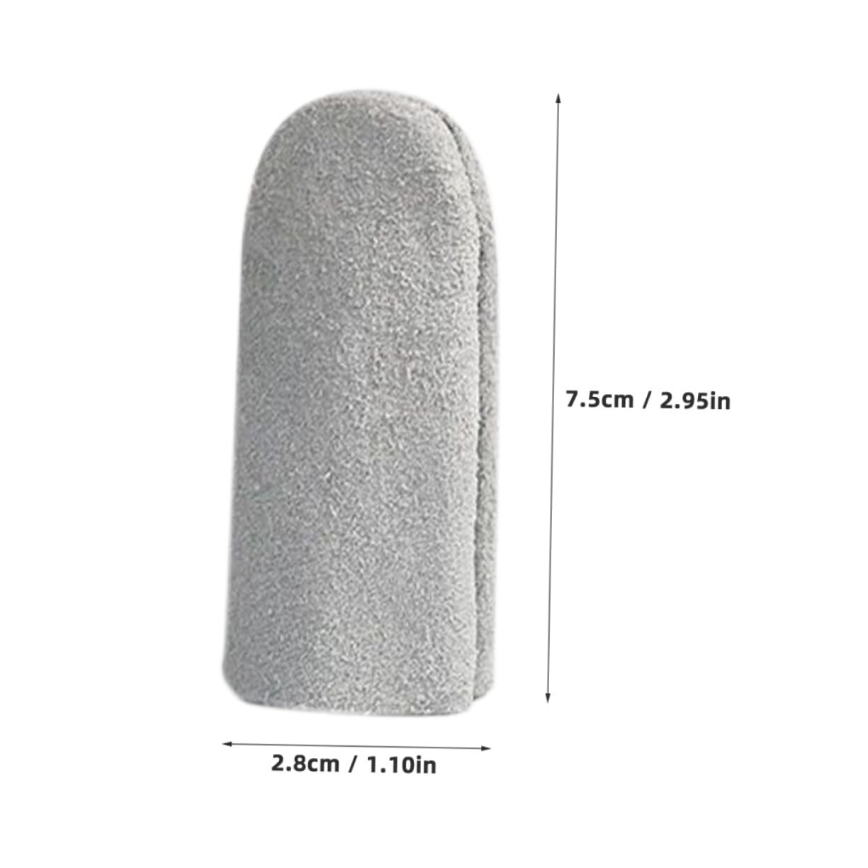 ERINGOGO 5pcs Cowhide Thimble Finger Protectors for Sewing Crocheting Quilting Hand Sewing Gloves Lightweight