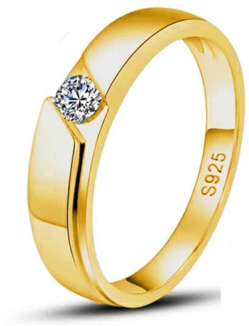 Gorgeous Exclusive 24KT Gold Plated Adjustable Ring For Men & Boys-image-26