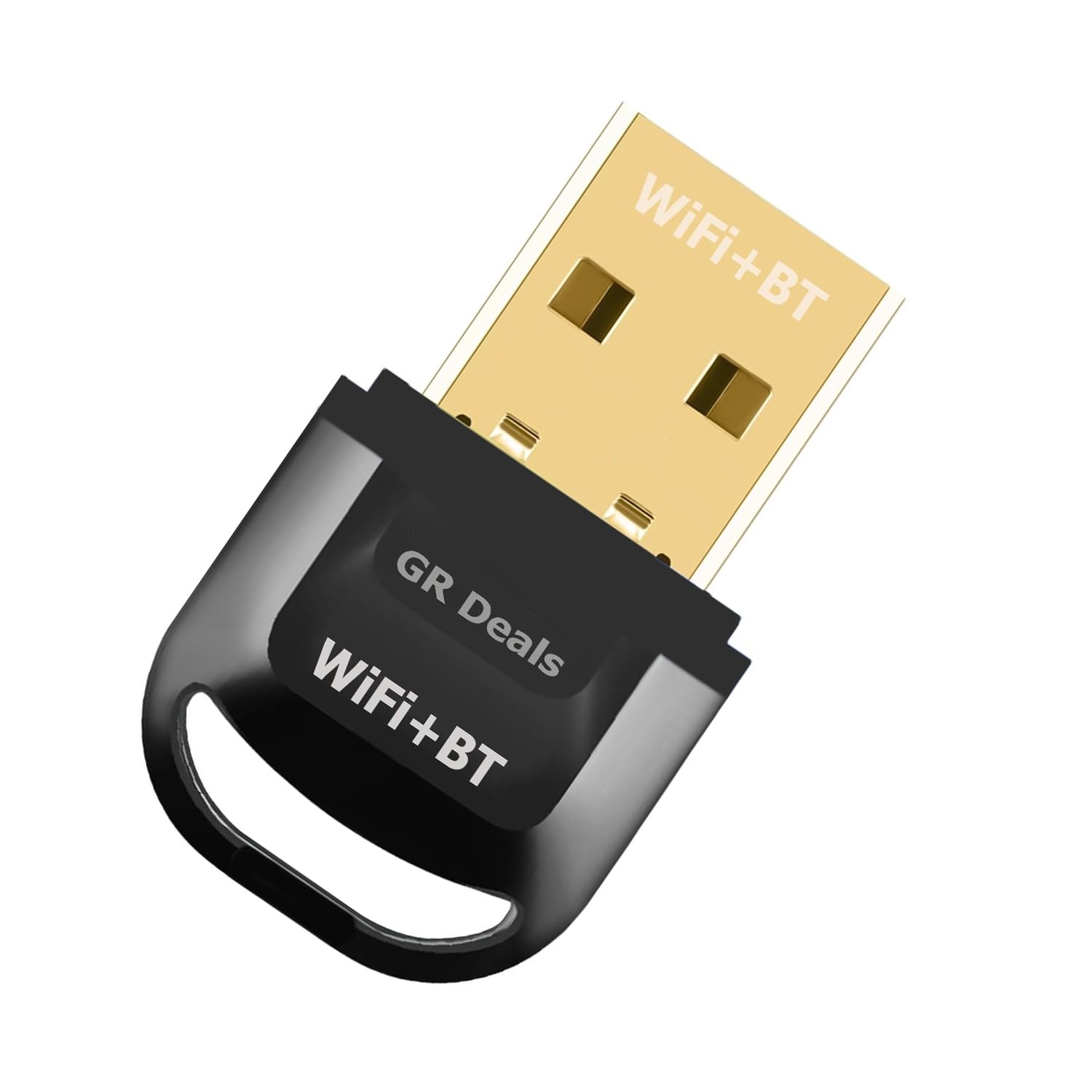 GR Deals USB Wi-Fi & Bluetooth Adapter, 2 in 1 USB WiFi + Bluetooth Adapter for PC (2.4/5GHz) & Long-Range Bluetooth 5.2 for Desktop/Laptop/Keyboard/Mouse/Headset. (BT + WiFi Black Dongle) GR Deals USB Wi-Fi & Bluetooth Adapter, 2 in 1 USB WiFi + Bluetooth Adapter for PC (2.4/5GHz) & Long-Range Bluetooth 5.2 for Desktop/Laptop/Keyboard/Mouse/Headset. (BT + WiFi Black Dongle)