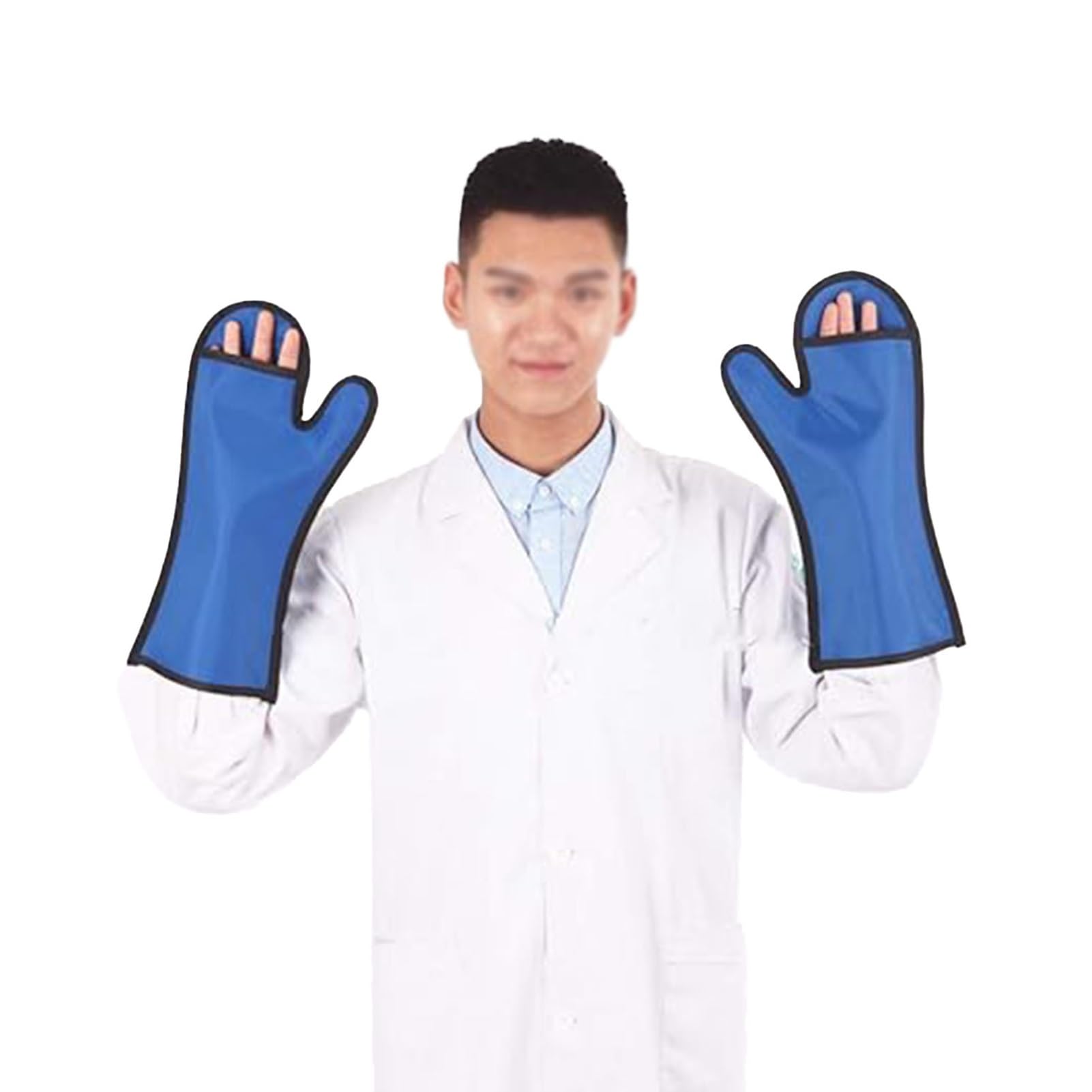 Bleischürze Veterinärbleihandschuhe Gegen Strahlung, Röntgenbleihandschuhe Für Erwachsene, Für Tierkliniken, Krankenhäuser, Labore, Leicht Zu Reinigen(0.5mmPb)