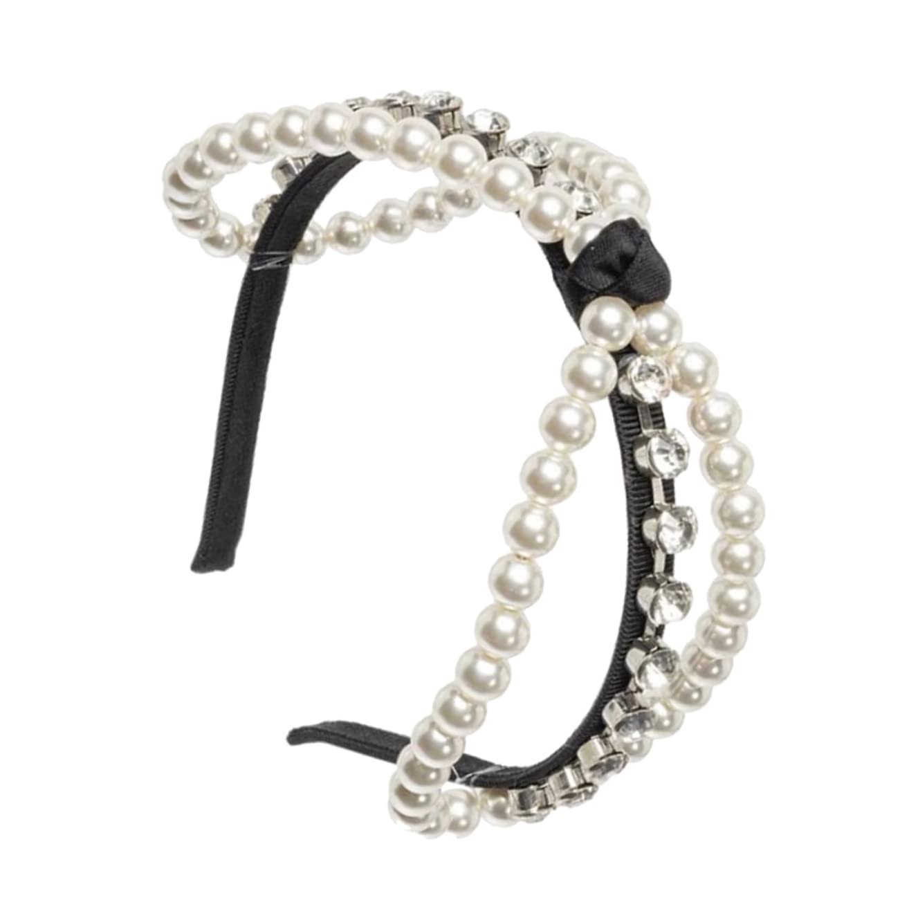 Diadema Diadema con diamantes de imitación Diademas con purpurina for mujer Diadema con perlas for niñas Bandas for el cabello con lazo Banda for el cabello con diamantes de imitación Diadema decorati