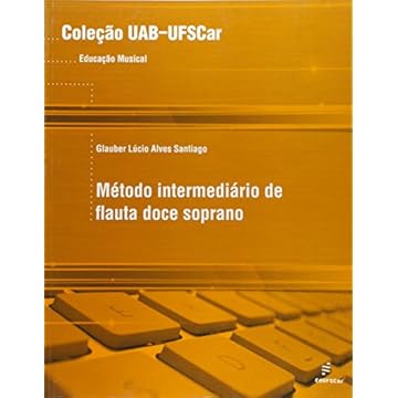 Capa do livro Método intermediário de flauta doce soprano