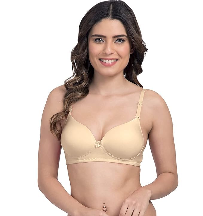 GenericMem Shab Maching Centre Women's Spandex & Cotton Lightly Padded Non-Wired Regular Bra