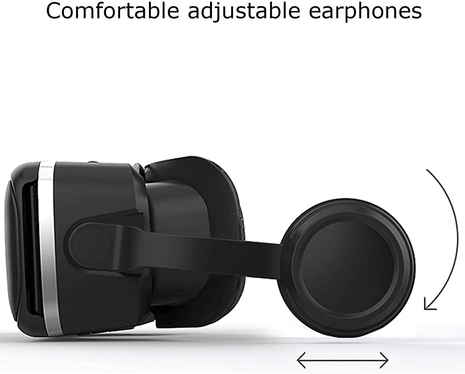VR Auriculares compatibles con iOS y teléfonos Android | Gafas de Realidad Virtual 3D | Ajustable VR Gafas - Regalo for niños y Adultos. (Color : B)