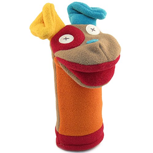 Cate and Levi - Polar Fleece Hand Puppet - Handmade in Canada - (Dog)