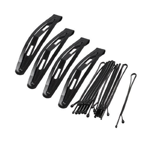 Ruilogod 16 pcs Dame Coiffures Clips Barbonne Bobby Pin Barrette