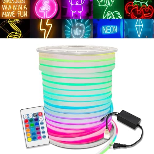 Fita Neon Led 5m Flexível + Fonte E Controle Rgb 110v/220v (RGB 2...