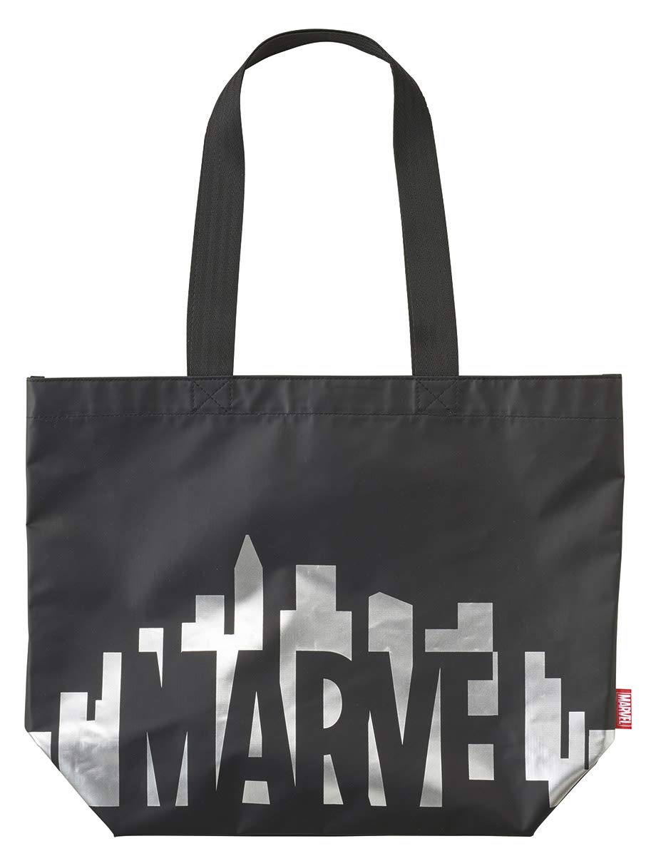 Amazon.co.jp: 丸眞 トートバッグ Marvel マーベル ロゴ H33×W44×D15cm