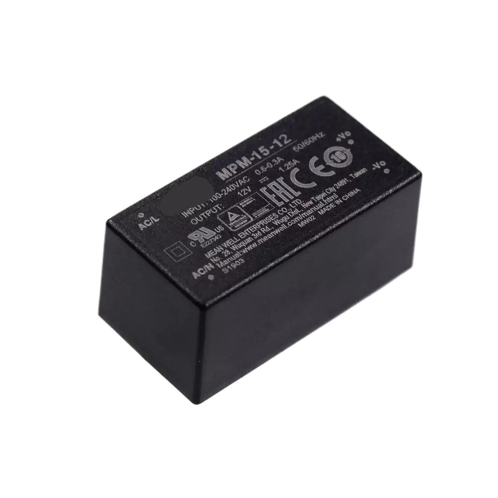 Alimentation 15 W MPM-15-15 pour résoudre les baisses de tension de vos circuits