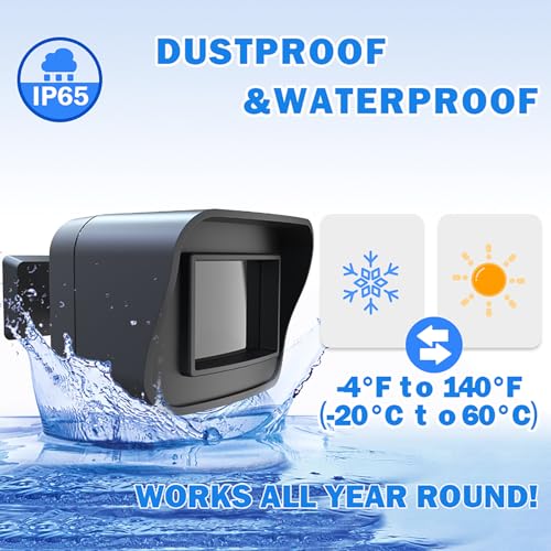 HTZSAFE-Smart-Motion-Sensor-WiFi-Motion-Detector-Smart-Outdoor-Home-Security-Weather-Resistant-Remote-APP-Notifications-Compatible-With-Alexa-Google-HomeIFTTT-No-Hub-RequiredNo-Monthly-Fee