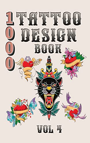 Tattoo Design Book: Over 1000 Tattoo Designs, vol.4 | Tattoo Book ...