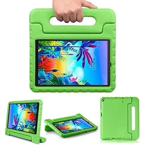 Golden Sheeps Kid Friendly Case Compatible for Walmart Onn 10.1" 2nd gen 2020 Release(Model:100011886) Shockproof Ultra Light Weight Convertible Handle Stand Cover (Green) Cover