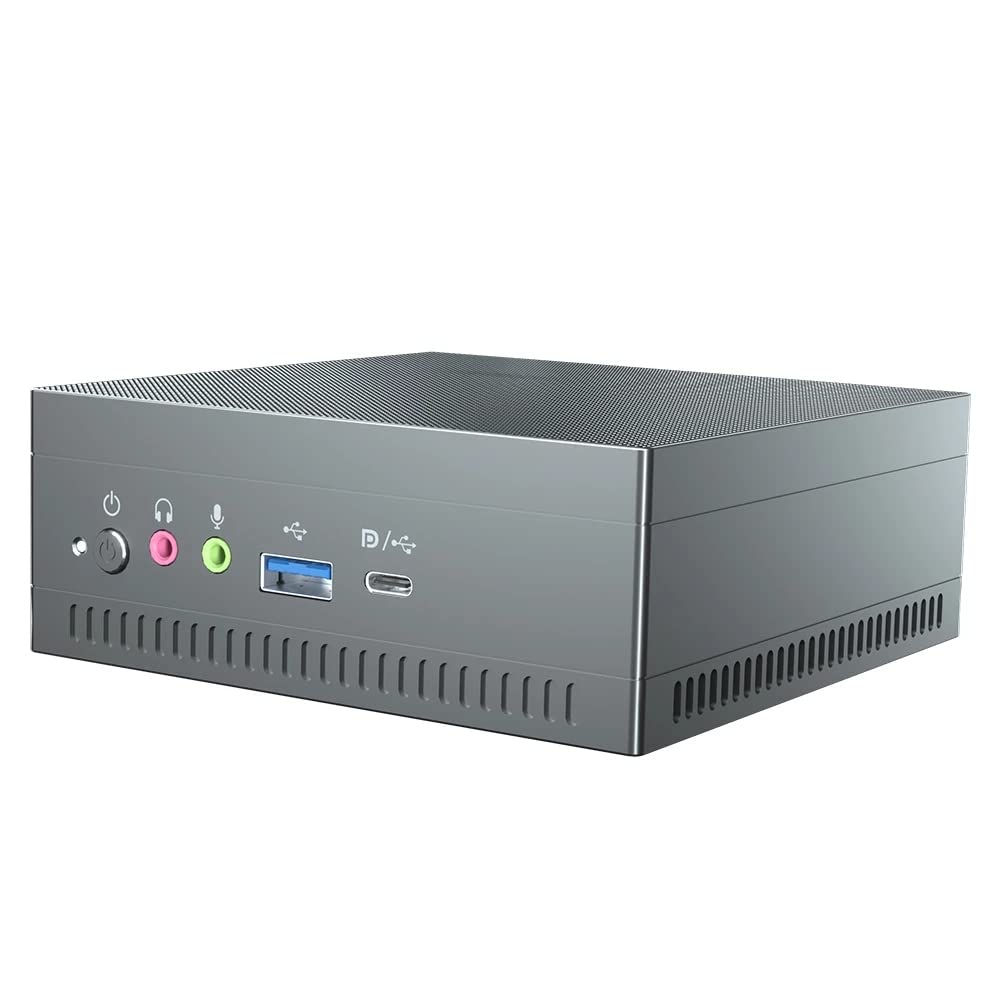 Mini Pc Double Lan, Amd Ryzen 5 5500U(6C-12T, 4,0 Ghz) Mini Ordinateur De Bureau, 16Go Ddr4