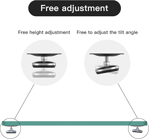 Miniatura 5 de Homstan Tabla de nivelación grande para resina, mesa de resina niveladora ajustable de 22.8 x 15 pulgadas, suministros de resina, mesa de nivelación