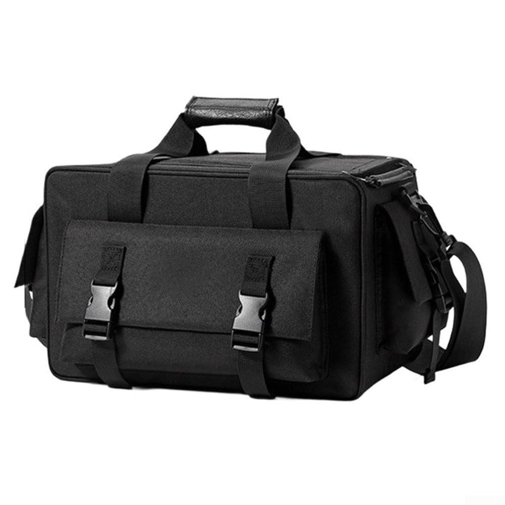 Torba na aparat Fujifilm do canon dla sony, organizer crossbody o dużej pojemności, nylonowe etui na lustrzanki (czarna)