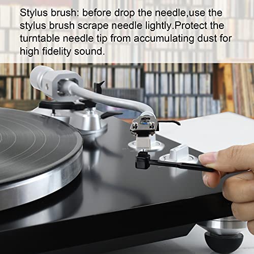 Vinyl Record Cleaning Kit, Anti Static Velvet Brush Vinyl Records Lps Stylus Cleaner Brush - Best Cleaning Vinyl Records, To Remove Dust Static Particles #TOP6