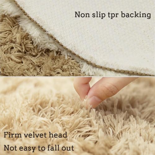Tapis de chambre à coucher cosy et lavable pour matins douceur