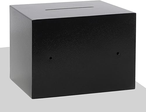 Miniatura 6 de Caja fuerte digital de seguridad para oficina en casa, teclado cúbico de 0.17 pulgadas, protege dinero, joyas, pasaportes (negro)