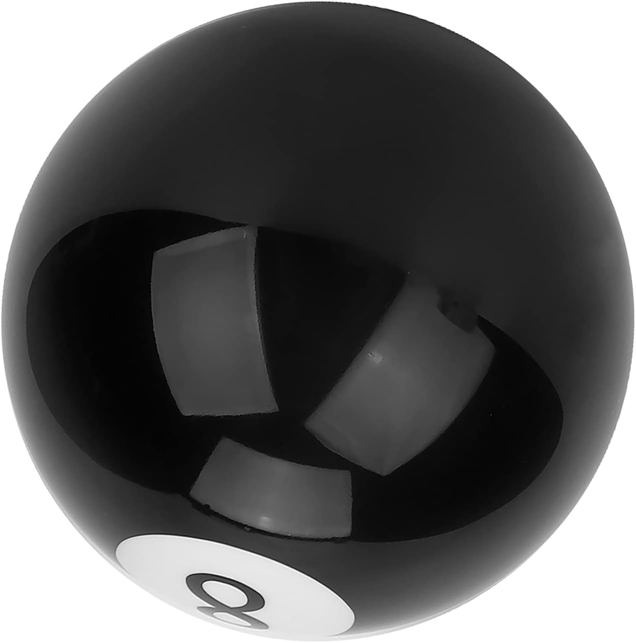 EVGATSAUTO Universal Black 8 Billiard Ball Round Car Gear Shift Knob Lever Handle Shifter