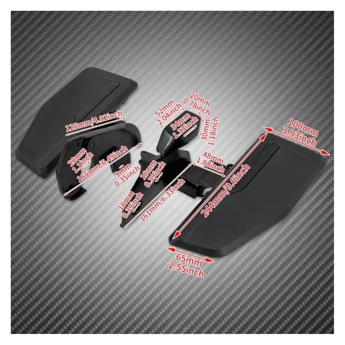 Support repose-pieds de commande au plancher pour moto Tour GL1800 18-23 - 6