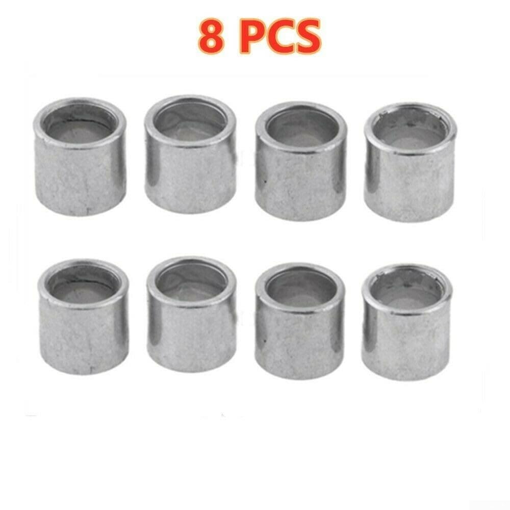 Set di distanziali per cuscinetti per scooter, skateboard, pattini in linea, quad, lunghezza 10 mm, diametro interno 8 mm, assi in lega di acciaio tra i cuscinetti 608, adatti per monopattini
