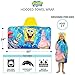 Franco Kids Bath and Beach Soft Cotton Terry Hooded Towel Wrap, 24 in x 50 in, SpongeBob SquarePants