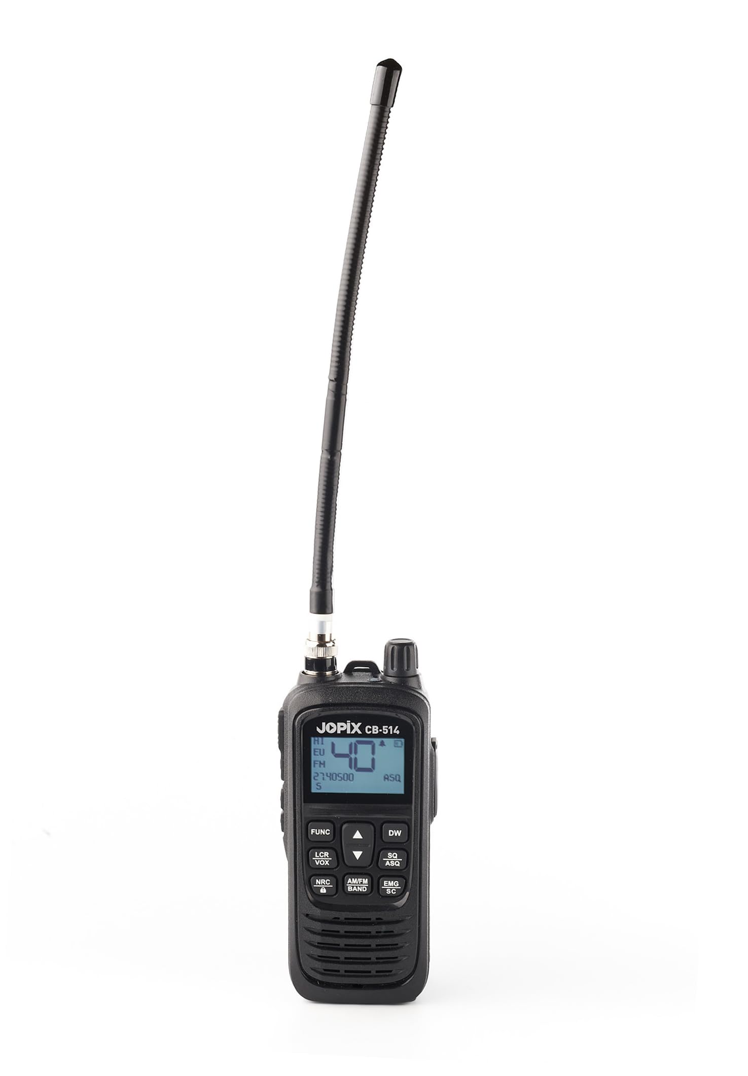 Jopix CB-514 Talkie-Walkie CB 27 MHz Kit Voiture Complet Émetteur-Récepteur Portable AM/FM 4W