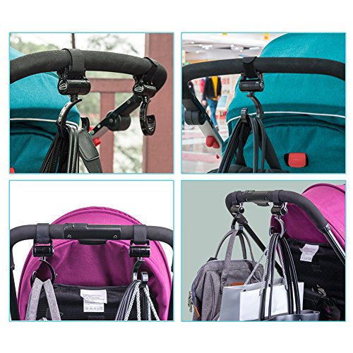 Ganci per Passeggino, Yuccer 2 Pezzi Gancio