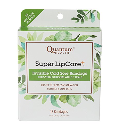 Quantum Health Super LipCare+ Invisible Cold Sore/Fever Blister Bandages - Soothes and Protects, Hel - //coolthings.us