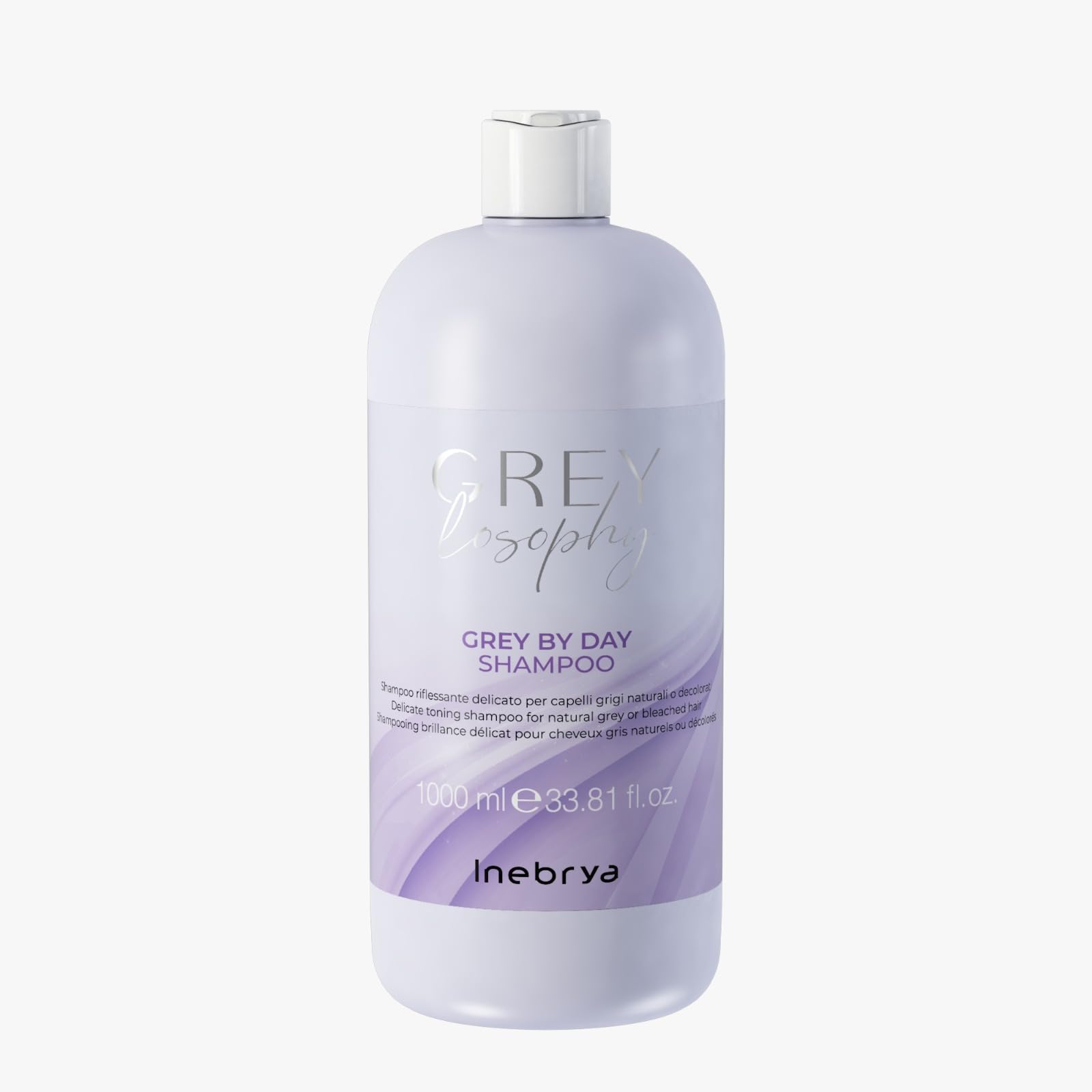 Inebrya Greylosophy Grey By Day Shampoo for Gentle Hair 1000ml