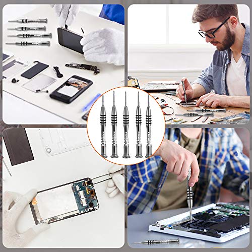 Screwdriver Set for Macbook E·Durable 10Pcs Phillips Pentalobe 5 T5 T6 Repair Tool Kit Fits for Macbook Pro/Air/Retina