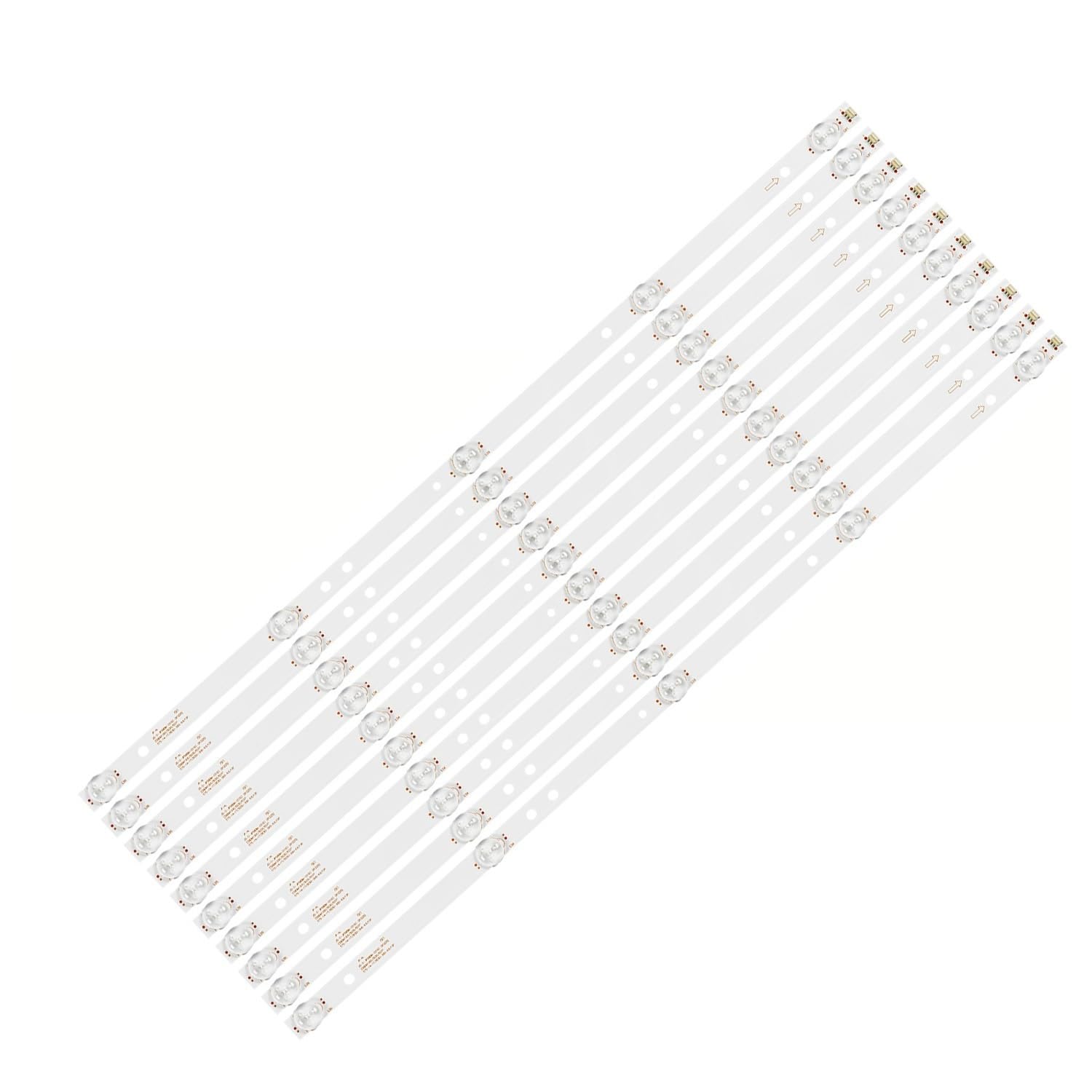 Lot de 10 Bandes LED CELED58419B7 E58DM1200, compatibles Fit for Les systèmes TD K58DLJ10US TVLED584K01 D58-M30 JS-D-JP58DM-051EC (81225) E58DM1000