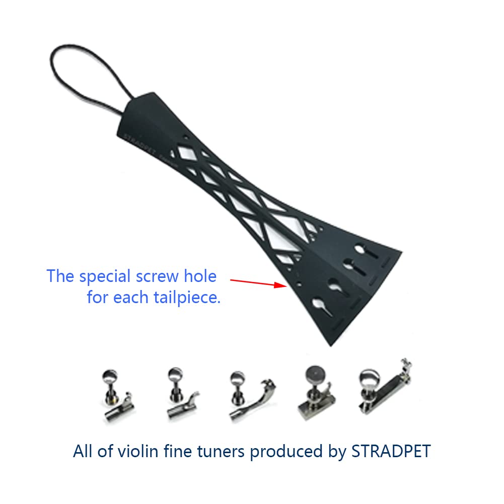 Amazon | [STRADPET] Titanium British Style Tailpiece for Violin 