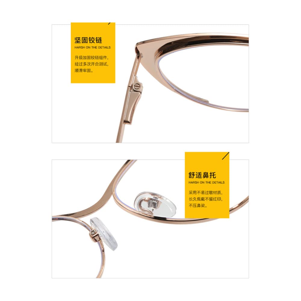 Kocie Oko Metalowa Ramka Okulary dla Kobiet Okulary Famale Okulary