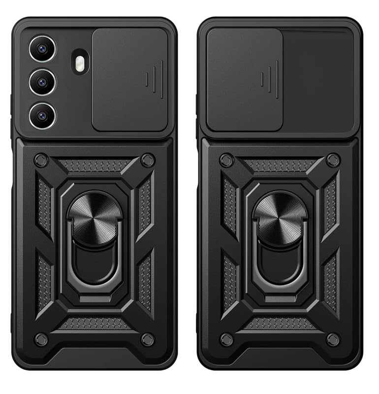 SkyTree Huawei nova Y70, Robotic Sliding Camera Window Shock Proof Thunder Case, Dual Layer Hybrid Armor Back Cover Case with Kickstand for Huawei nova Y70 - Black (B0CZS8JLT5) Amazon Price History, Amazon Price Tracker