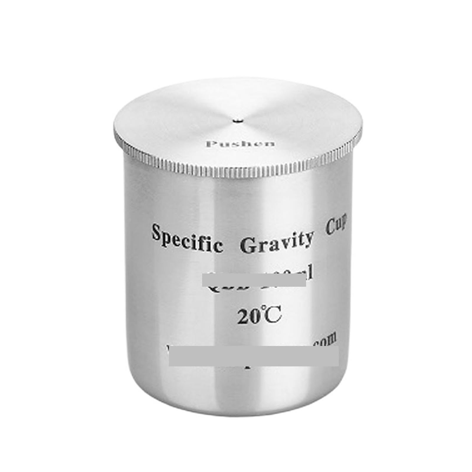 Picnómetro Picnómetro Densímetro Gravedad específica Vasos 50 CC/ml 100 CC/ml Acero Inoxidable(50ml)
